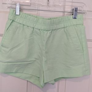 Mint J Crew shorts